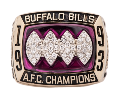 1993 Buffalo Bills AFC Championship Ring
